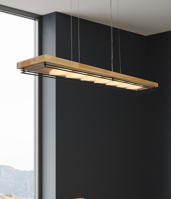 찰스 원목 국산 식탁전등 LED식탁등