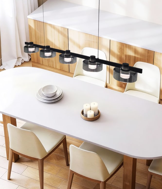 샤블리 LED 3등, 5등 식탁등, 펜던트조명 / 20W, 40W